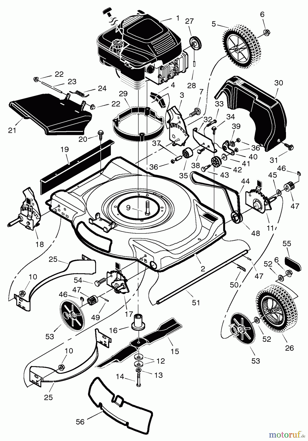  Murray Rasenmäher 22605x92A - B&S/Murray 22