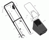 Murray 228530x7A - Scotts 22" Walk-Behind Mower (2001) (Home Depot) Listas de piezas de repuesto y dibujos Handle & Bag Assembly