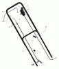Murray 228610x6A - Ultra 22" Walk-Behind Mower (2001) Listas de piezas de repuesto y dibujos Handle Assembly