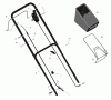 Murray 229610x8A - Scotts 22" Walk-Behind Mower (2002) (Home Depot) Listas de piezas de repuesto y dibujos Handle And Bag Assembly