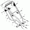 Murray 261011x89A - Yard King Performance 26" Walk-Behind Mower (2002) Listas de piezas de repuesto y dibujos Handle Assembly