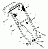 Murray 261031x692B - Stanley 26" Walk-Behind Mower (2002) Listas de piezas de repuesto y dibujos Handle Assembly