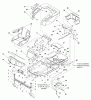 Murray C950-60929-0 (7800577) - Craftsman ZTS6000, 21HP B&S w/42" Mower Deck (2009) (Sears) Listas de piezas de repuesto y dibujos Frame, Body & Seat Group (7501402)