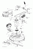 Poulan / Weed Eater WE261 (96022001103) - Weed Eater Lawn Tractor (2012-12) Listas de piezas de repuesto y dibujos MOWER DECK / CUTTING DECK