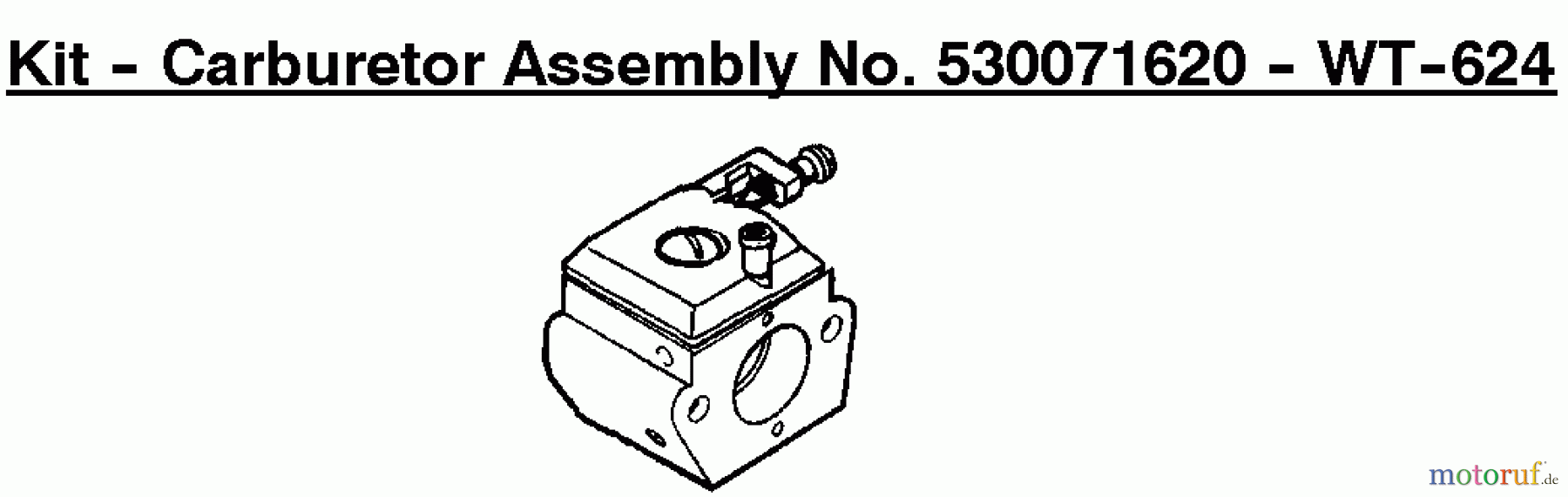 Poulan / Weed Eater Motorsägen 2150 PR - Poulan Chainsaw Kit - Carburetor Assembly