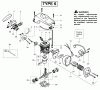 Poulan / Weed Eater 2150 (Type 6) - Poulan Woodshark / Woodsman Chainsaw Listas de piezas de repuesto y dibujos Engine Assembly Type 6
