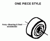 Poulan / Weed Eater 2900 (Type 1) - Poulan Chainsaw Listas de piezas de repuesto y dibujos Bearing & Seal - One Piece Style