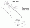 Poulan / Weed Eater TE400LE (Type 4) - Weed Eater String Trimmer Listas de piezas de repuesto y dibujos Driveshaft & Cutting Head