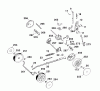 Wolf-Garten Premio 46 BAi 4617000 Series B (2003) Listas de piezas de repuesto y dibujos Height adjustment, Wheels