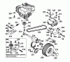 Wolf-Garten OHV 3 6995000 Series A (2001) Listas de piezas de repuesto y dibujos Differential, Drive system, Engine