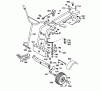 Wolf-Garten OHV 3 6995000 Series B (2001) Listas de piezas de repuesto y dibujos Steering, Upper frame