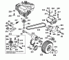Wolf-Garten OHV 3 6995000 Series B (2001) Listas de piezas de repuesto y dibujos Differential, Drive system, Engine