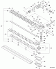 Shindaiwa AH254 - Articulating Hedge Trimmer, S/N: T12711001001 - T1271199999 Listas de piezas de repuesto y dibujos Blades, Gear Case