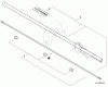 Shindaiwa AHS242 - Articulating Hedge Trimmer, S/N: T17712001001 - T1771299999 Listas de piezas de repuesto y dibujos Driveshaft, Main Pipe