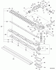 Shindaiwa AHS242 - Articulating Hedge Trimmer, S/N: T17811001001 - T1781199999 Listas de piezas de repuesto y dibujos Blades, Gear Case