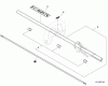 Shindaiwa AHS254 - Articulating Hedge Trimmer, S/N: T12312001001 - T1231299999 Listas de piezas de repuesto y dibujos Main Pipe Assembly, Driveshaft