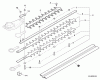 Shindaiwa DH231 - Hedge Trimmer, Dual-Sided, S/N: T09111001001 - T09111999999 Listas de piezas de repuesto y dibujos Blades - 24"