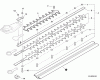 Shindaiwa DH231 - Hedge Trimmer, Dual-Sided, S/N: T09111001001 - T09111999999 Listas de piezas de repuesto y dibujos Blades - 30"