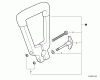 Shindaiwa PS344 - Power Broom, S/N: T15513001001 - T15513999999 Listas de piezas de repuesto y dibujos Front Handle