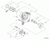 Shindaiwa AHS254 - Articulating Hedge Trimmer, S/N: T12411001001 - T1241199999 Listas de piezas de repuesto y dibujos Fan Case, Clutch