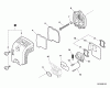 Shindaiwa AH254 - Articulating Hedge Trimmer, S/N: T12813001001 - T1281399999 Listas de piezas de repuesto y dibujos Intake