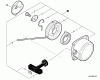 Shindaiwa C282 - String Trimmer / Brush Cutter, S/N: T09912001001 - T09912999999 Listas de piezas de repuesto y dibujos Starter