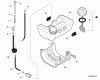 Shindaiwa PS344 - Power Broom, S/N: T15312001001 - T15312999999 Listas de piezas de repuesto y dibujos Fuel System
