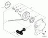 Shindaiwa PS344 - Power Broom, S/N: T15312001001 - T15312999999 Listas de piezas de repuesto y dibujos Starter