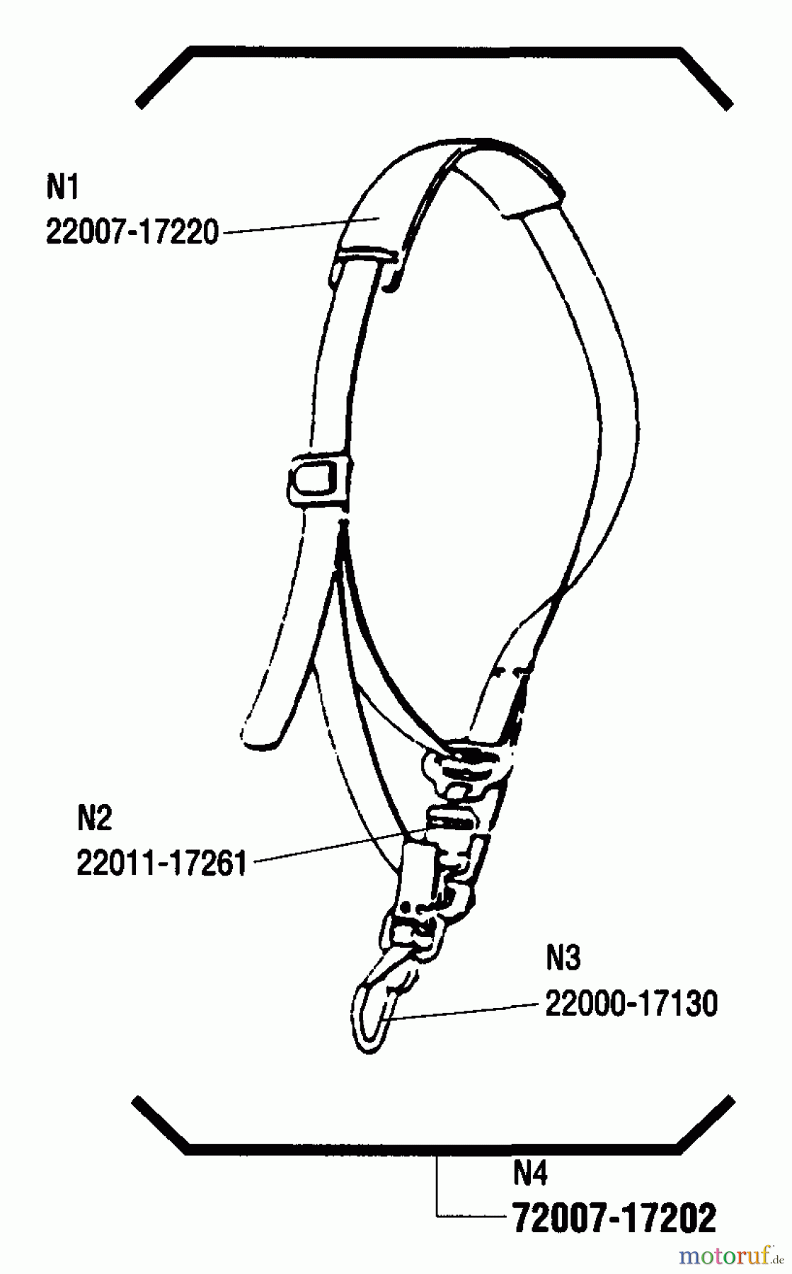  Shindaiwa Trimmer, Faden / Bürste T350 - Shindaiwa String Trimmer Harness
