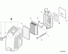 Shindaiwa EB854 - Back Pack Blower, S/N: T14313001001 - T14313999999 Listas de piezas de repuesto y dibujos Air Filter