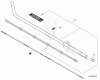 Shindaiwa LE254 - Hand Held Edger, S/N: T13212001001 - T13212999999 Listas de piezas de repuesto y dibujos Main Pipe Assembly