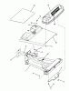 Snapper YZ18386BVE (85694) - 38" Zero-Turn Mower, 18 HP, ZTR Scrambler, Series 6 Listas de piezas de repuesto y dibujos FRONT FRAME & COVER ASSEMBLY