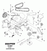 Snapper 7063313 - Triple Bag Catcher, 52" Z Vac Listas de piezas de repuesto y dibujos BLOWER MOUNT GROUP 52