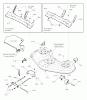 Snapper 1696303-00 - 46" Rotary Mower Deck Listas de piezas de repuesto y dibujos 46" & 52" Mower Deck - Height Adjustment Group