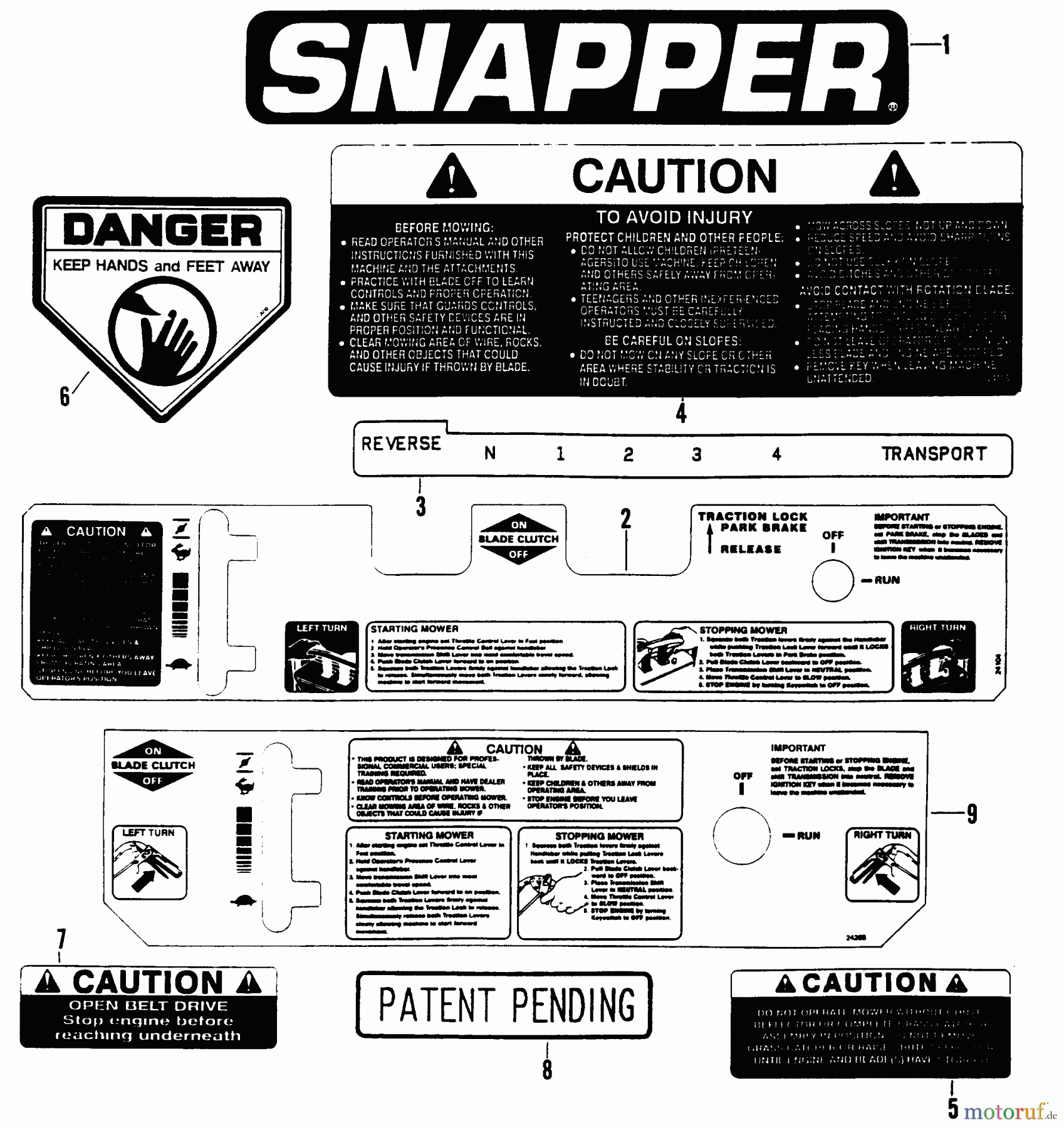  Snapper Mähdecks PMA7480 - Snapper 48