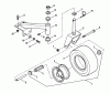 Snapper PP71401KV - Wide-Area Walk-Behind Mower, 14 HP, Gear Drive, Pistol Grip, Series 1 Listas de piezas de repuesto y dibujos Caster, Wheel & Tire Assembly