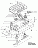 Snapper PL7H1804BVE (80719) - Wide-Area Walk-Behind Mower, 18 HP, Hydro Drive, Loop Handle, Series 4 Listas de piezas de repuesto y dibujos 36" Mower Deck Assembly