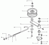 Snapper PMHA7484 - 48" Pro Deck Attachment For Hydro, Series 4 Listas de piezas de repuesto y dibujos Deck Idler Assembly