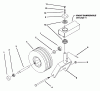 Snapper Z6002M - 60" Deck, Mid Mount ZTR, Series 2 Listas de piezas de repuesto y dibujos 13" Caster Wheel Assembly