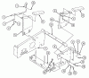 Snapper Z4201M - 42" Deck, Mid Mount ZTR, Series 1 Listas de piezas de repuesto y dibujos Adjustable Arm Rest Assembly, Joystick