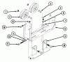 Snapper Z4801M - 48" Deck, Mid Mount ZTR, Series 1 Listas de piezas de repuesto y dibujos Mule Drive Assembly ("S" & "LB" Frames)