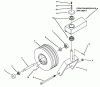Snapper Z6004M - 60" Deck, Mid Mount ZTR, Series 4 Listas de piezas de repuesto y dibujos Caster Wheel Assembly