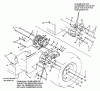 Snapper Z6004M - 60" Deck, Mid Mount ZTR, Series 4 Listas de piezas de repuesto y dibujos Hydrostat/Gearbox Assembly