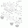Snapper 1695969 - 42" Single Stage Snowthrower Attachment Listas de piezas de repuesto y dibujos Body & Rotor Group (989465)