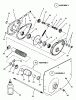 Snapper 280922B (84697) - 28" Rear-Engine Rider, 9 HP, Series 22 Listas de piezas de repuesto y dibujos Chain Case, L.H. Fender (Part 1)