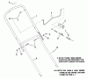 Snapper 19301 - 19" Walk-Behind Mower, 3 HP, Steel Deck, Series 1 Listas de piezas de repuesto y dibujos Upper & Middle Handles & Controls - Series 0, 1 & 3