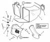 Snapper RP215012 - 21" Walk-Behind Mower, 5 HP, Steel Deck, Recycling, Series 12 Listas de piezas de repuesto y dibujos Accessory - Grass Bag