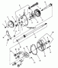 Snapper MRP216015B - 21" Walk-Behind Mower, 6 HP, Steel Deck, M Series 15 Listas de piezas de repuesto y dibujos Transmission (Differential)