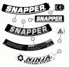 Snapper WMR216517B (84755) - 21" Walk-Behind Mower, 6.5 HP, Steel Deck, MR Series 17 Listas de piezas de repuesto y dibujos DECALS (Continued)