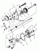 Snapper MRP216017BV (84686) - 21" Walk-Behind Mower, 6 HP, Steel Deck, MR Series 17 Listas de piezas de repuesto y dibujos TRANSMISSION (DIFFERENTIAL)